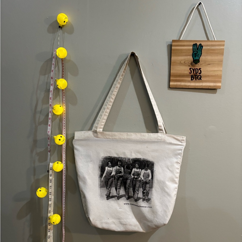 vintage tote bag